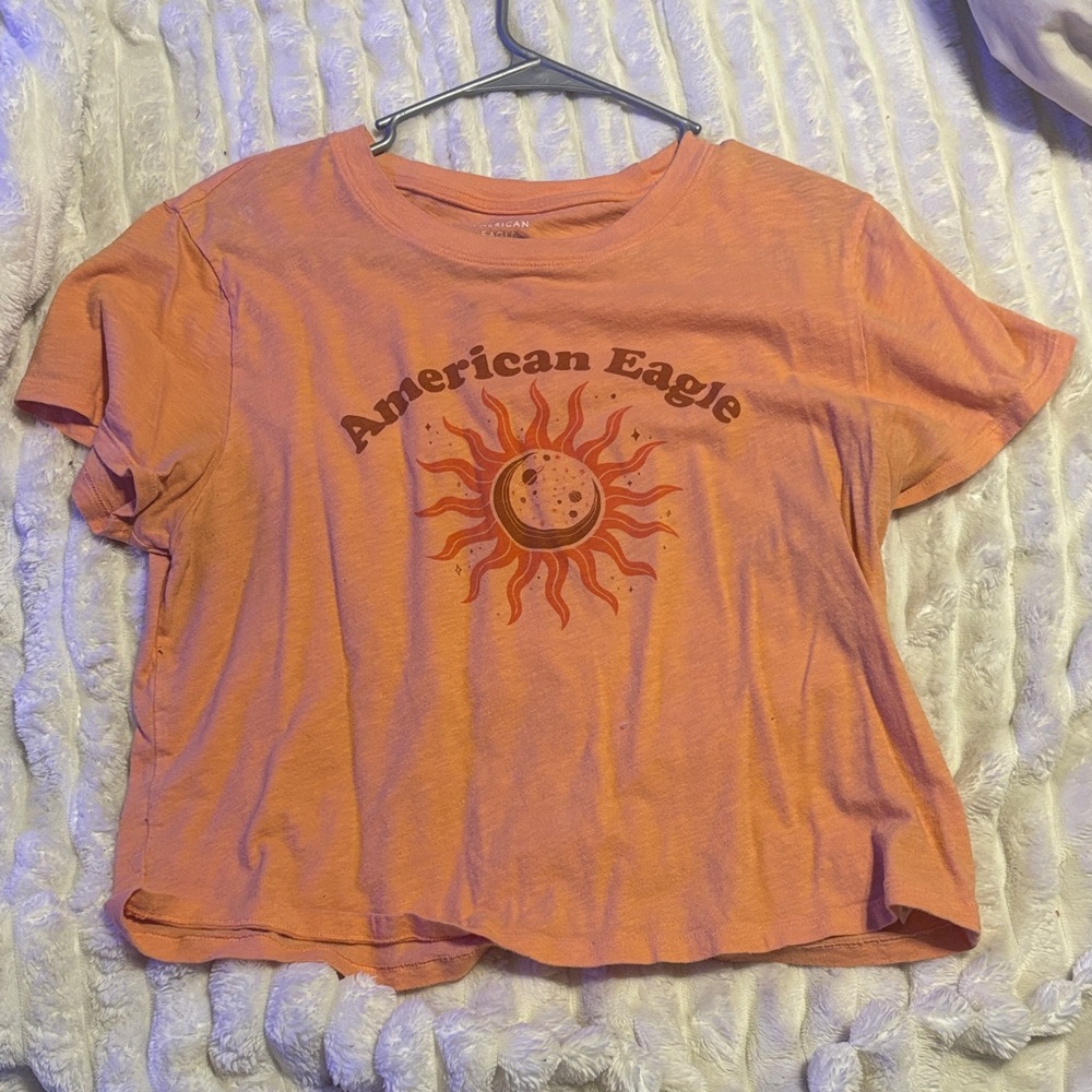 American Eagle Outfitters Sunburst Orange Tee